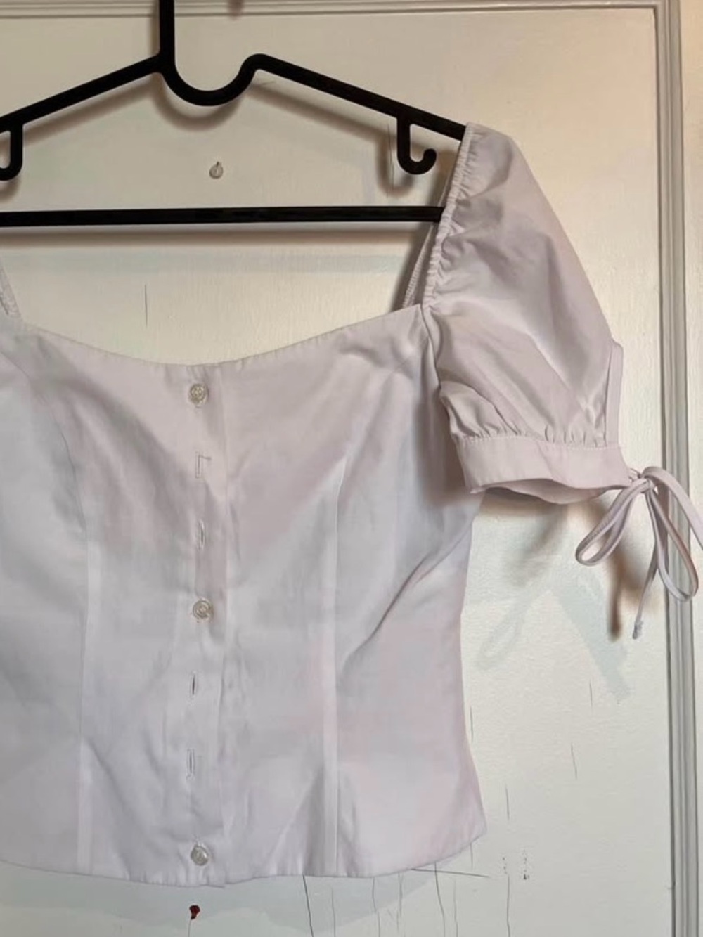 Jess Tie Sleeve Coquette Cottagecore Blouse